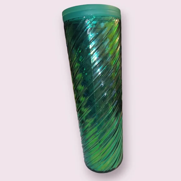 Starbucks Pine Iridescent Swirl Tumbler Winter (2022) Limited Edition - Picture 3 of 7